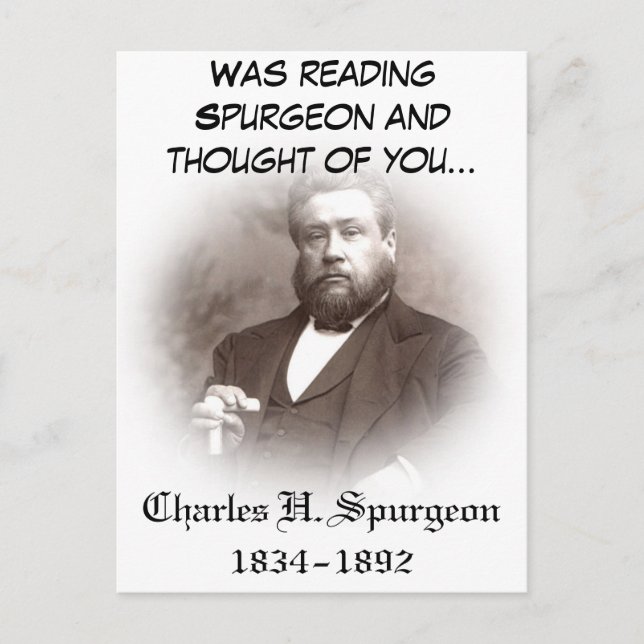 Charles Haddon Spurgeon Postcard (Front)