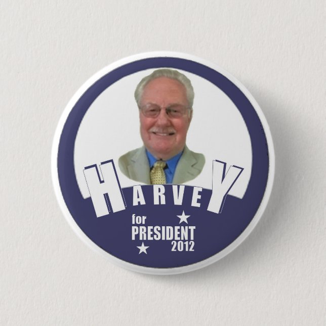 Charles Harvey for President 2012 2 Inch Round Button (Front)