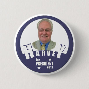 Charles Harvey for President 2012 2 Inch Round Button