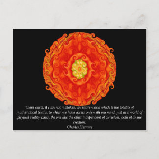 Charles Hermite quotation about math and truth Postcard