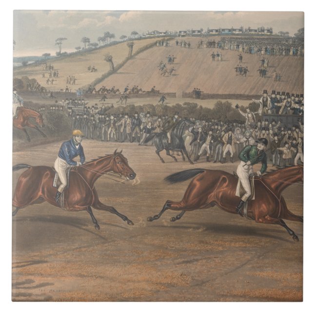 Charles Hunt - Leamington Grand Steeple Chase Tile (Front)