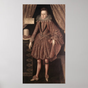 Charles I as Prince of Wales, c.1612-13 Poster