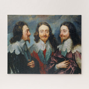 Charles I in Three Positions │Anthony van Dyck Jigsaw Puzzle