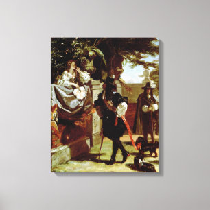 Charles II and Nell Gwynne Canvas Print