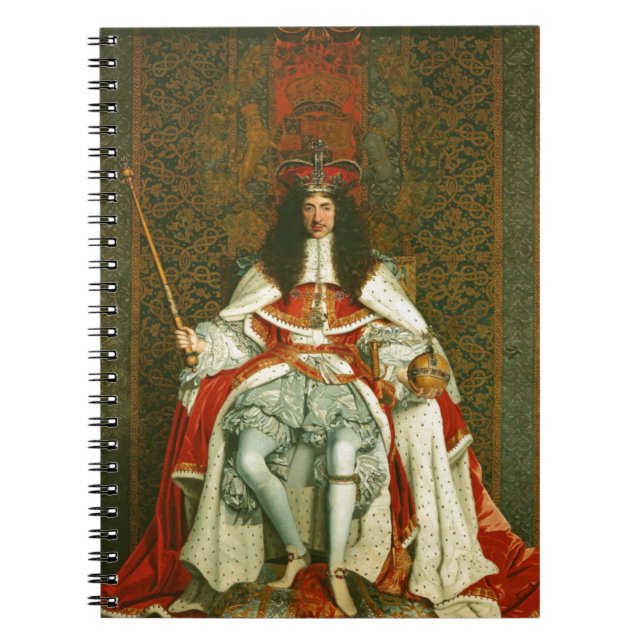CHARLES II CORONATION ROBES NOTEBOOK (Front)