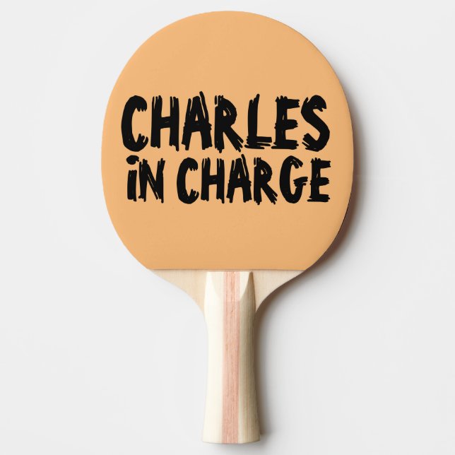 CHARLES IN CHARGE BOSS PING PONG PADDLES (Front)