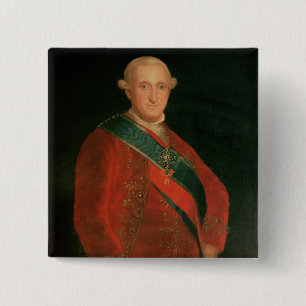 Charles IV 2 Inch Square Button
