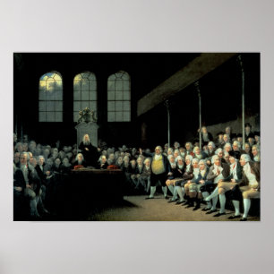 Charles James Fox  Addressing the House Poster