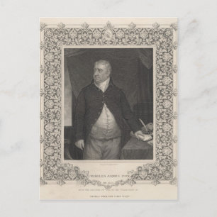 Charles James Fox Postcard