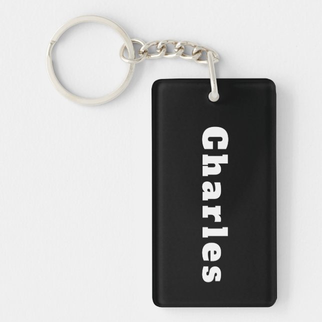 Charles Keychain (Front)
