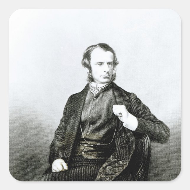 Charles Kingsley Square Sticker (Front)
