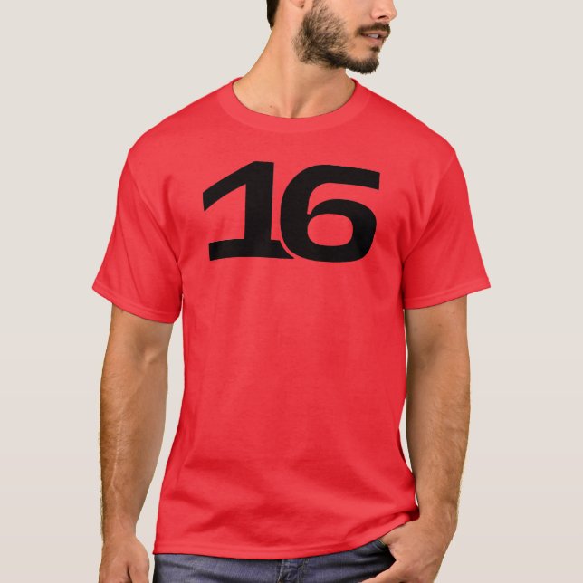 charles leclerc 16 T-Shirt (Front)