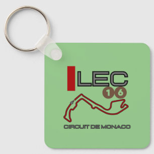 Charles Leclerc, Formula 1, Monaco Grand Prix Keychain
