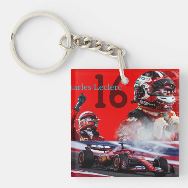 Charles Leclerc keychain (Front)