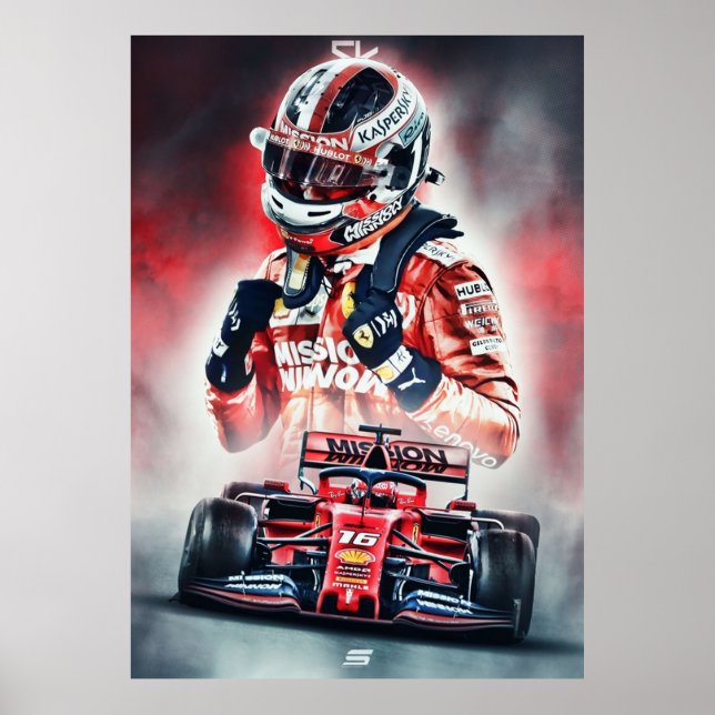 Charles Leclerc Poster (Front)