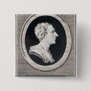 Charles Louis de Secondat, Baron de Montesquieu 2 Inch Square Button