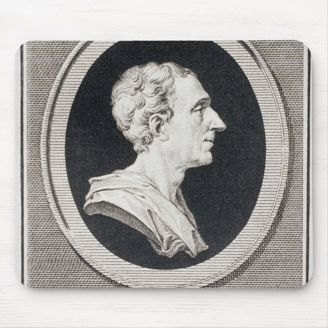 Charles Louis de Secondat, Baron de Montesquieu Mouse Pad (Front)