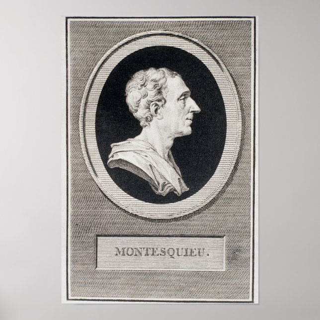Charles Louis de Secondat, Baron de Montesquieu Poster (Front)