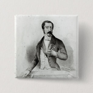 Charles Louis Napoleon Bonaparte 2 Inch Square Button
