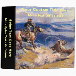 Charles M. Russell's Loops and Swift Horses (1916) Binder