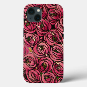 Charles Mackintosh painting, Roses, iPhone 13 Case