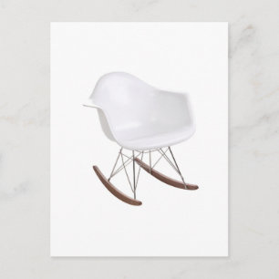 Charles & Ray Eames Shell Eiffel Rocking Chair Postcard