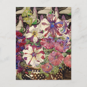 Charles Rennie Mackintosh - Petunias Postcard