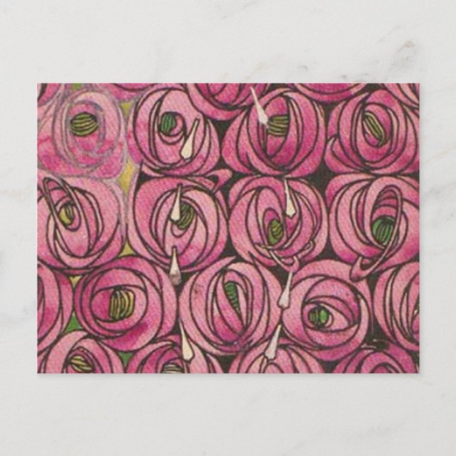Charles Rennie Mackintosh - Roses Holiday Postcard (Front)