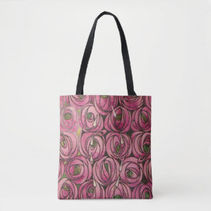 Charles Rennie Mackintosh - Roses Tote Bag