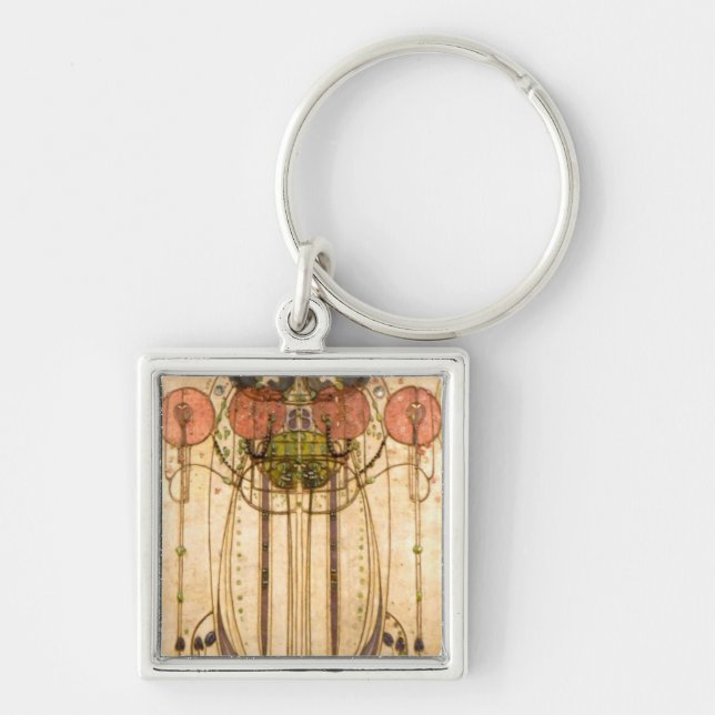 Charles Rennie Mackintosh The Wassail Keychain (Front)