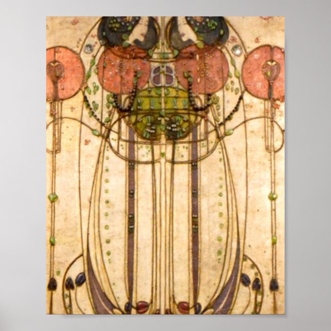 Charles Rennie Mackintosh The Wassail Poster (Front)