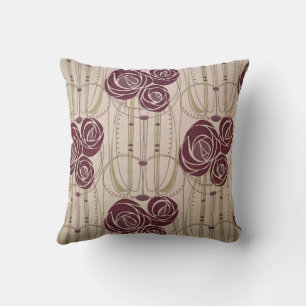 charles-rennie-mackintosh  throw pillow