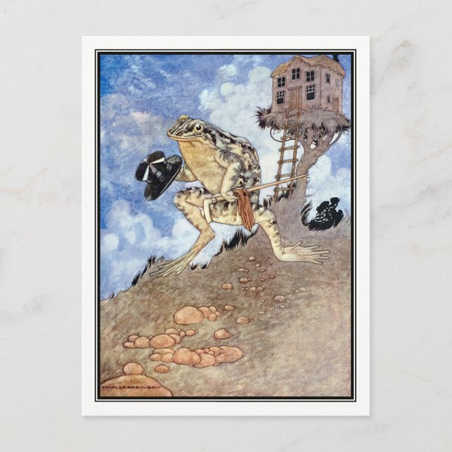 Charles Robinson - A Frog He Would A-Wooing Go Postcard (Front)