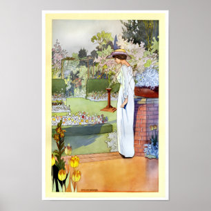 Charles Robinson - Our Sentimental Garden 1914 Poster