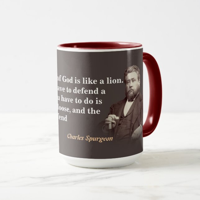  Charles Spurgeon Quote On The Word Of God Mug (Front Right)