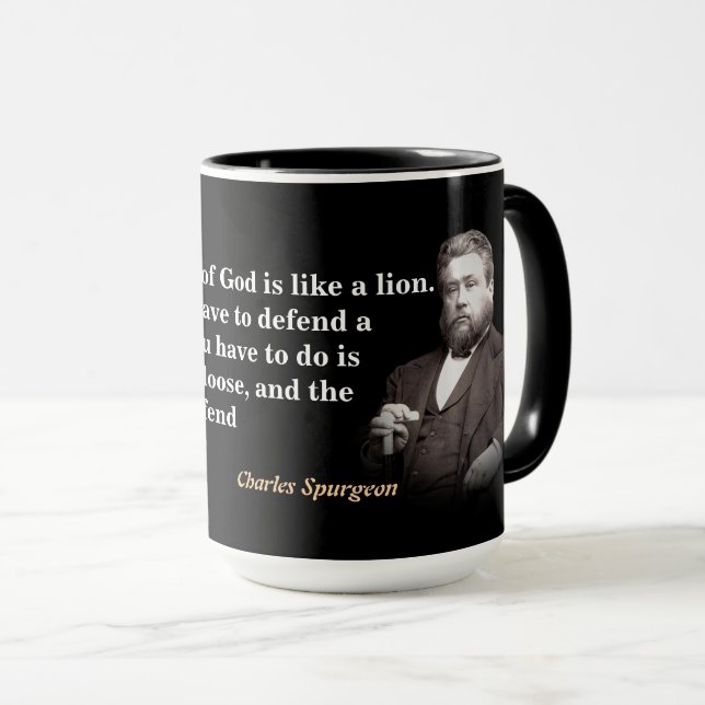  Charles Spurgeon Quote On The Word Of God Mug (Front Right)