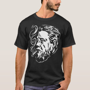 Charles Spurgeon Smoking a Cigar Premium  T-Shirt