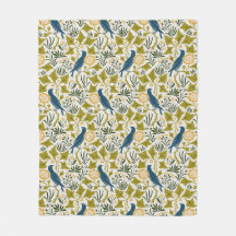 Charles Voysey Amongst the Leaves with Bluebirds