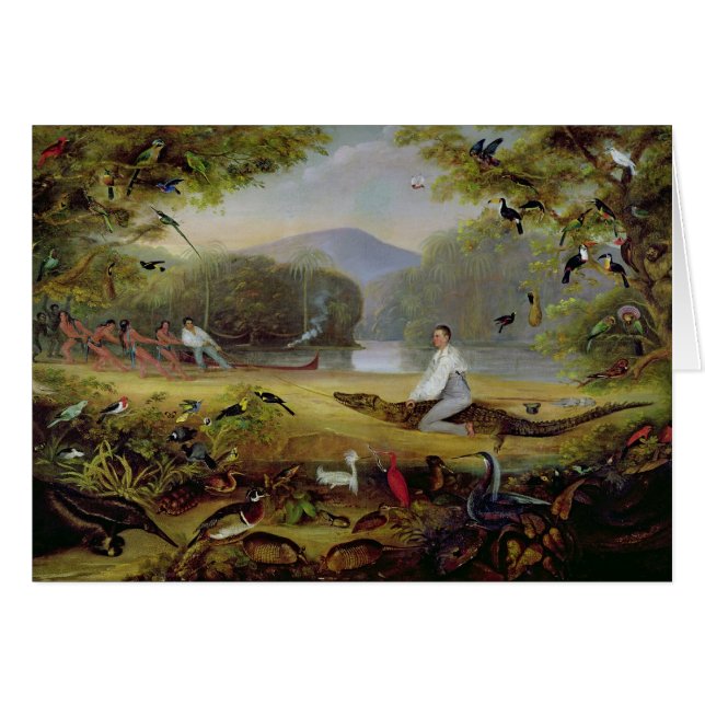 Charles Waterton capturing a cayman, 1825-26 (Front Horizontal)