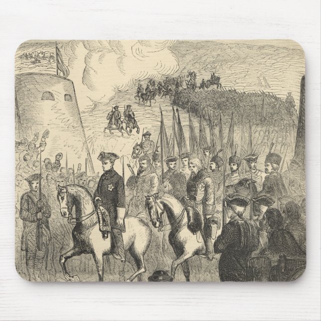 Charles XII of Sweden entering Copenhagen Mouse Pad (Front)