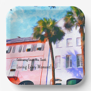 Charleston Bachelorette Party Plate