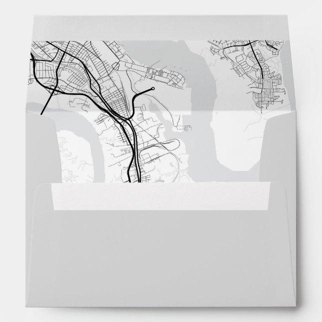 Charleston, Caroline du Sud Enveloppe de carte de  (Dos (Bas))
