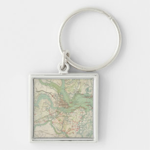 Charleston, defences keychain