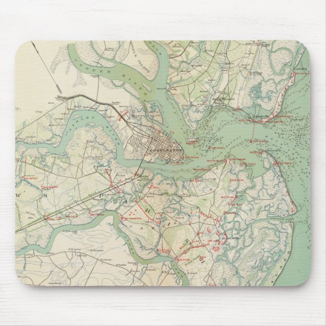 Charleston, defences mouse pad (Front)