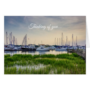 Charleston Harbour Boats Sunset Penser à vous