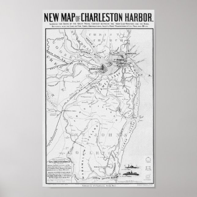 Charleston Harbour Poster (Front)