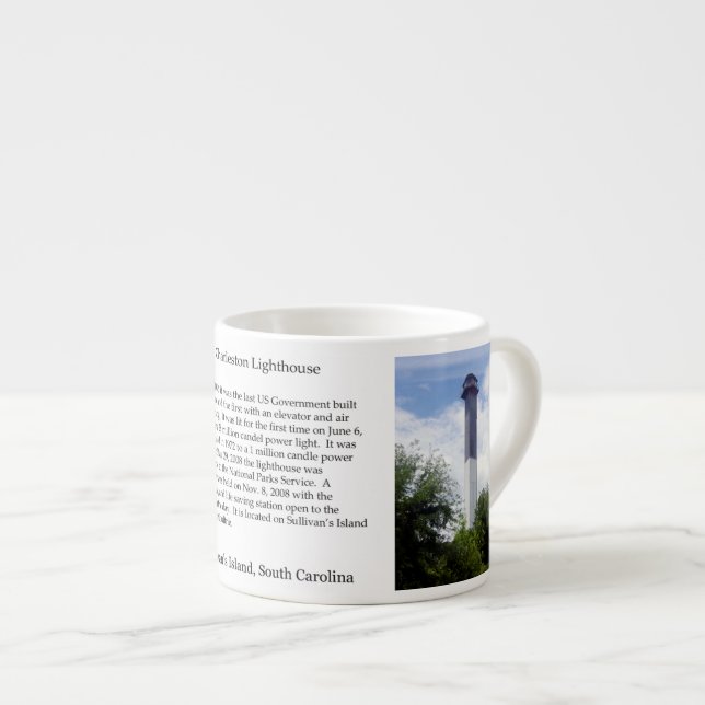Charleston Lighthouse specialty mug (Front Right)