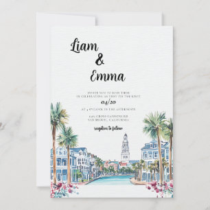 Charleston Mariage Destination Invitation