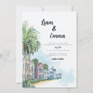 Charleston Mariage Destination Invitation