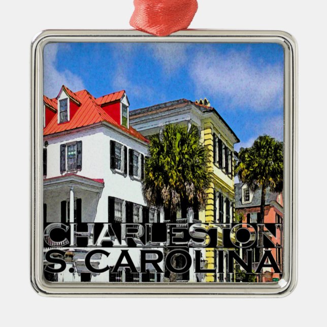 Charleston Metal Ornament (Front)